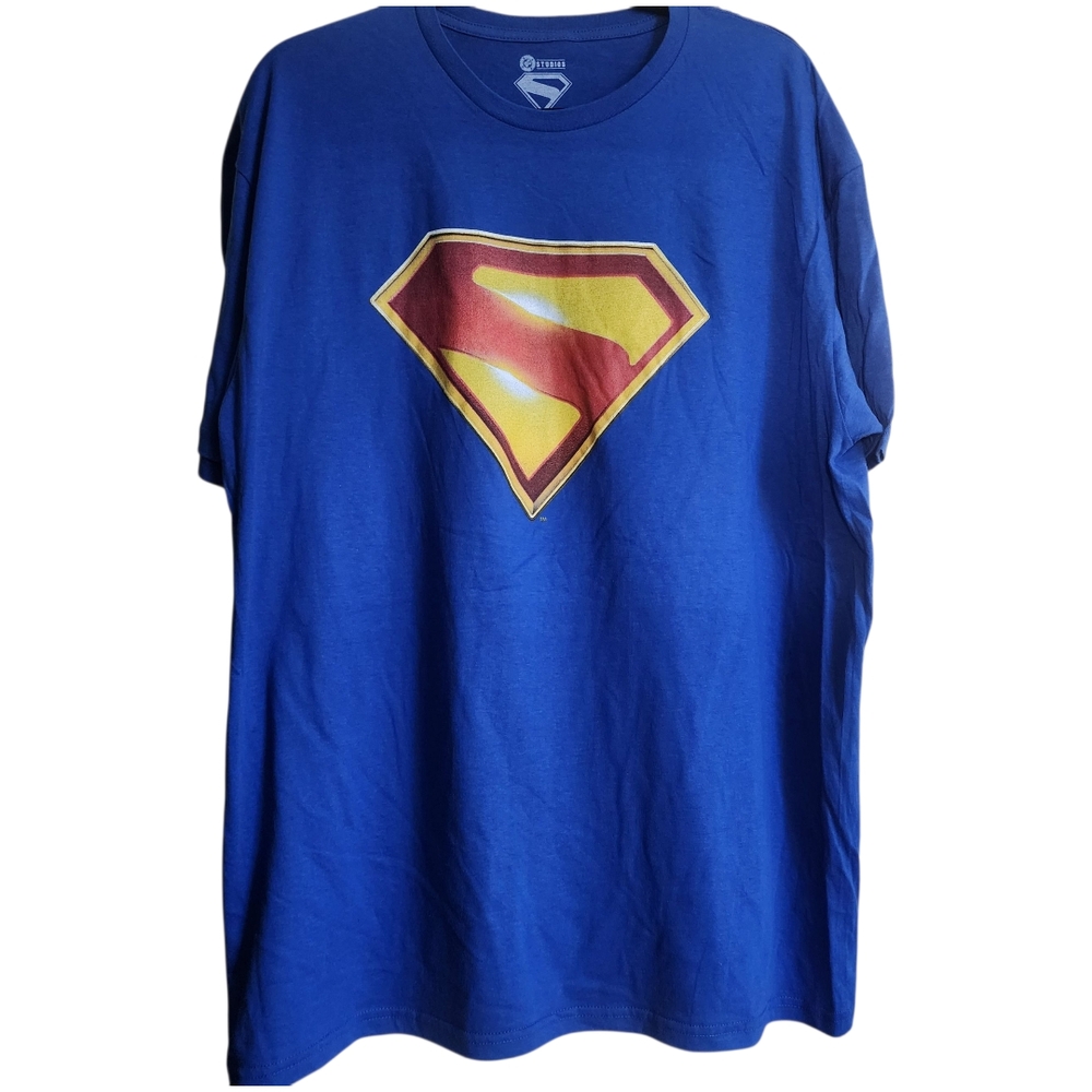 Blue Superman Logo T-Shirt